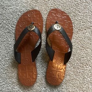 Tory Burch sandals, black. Size 7